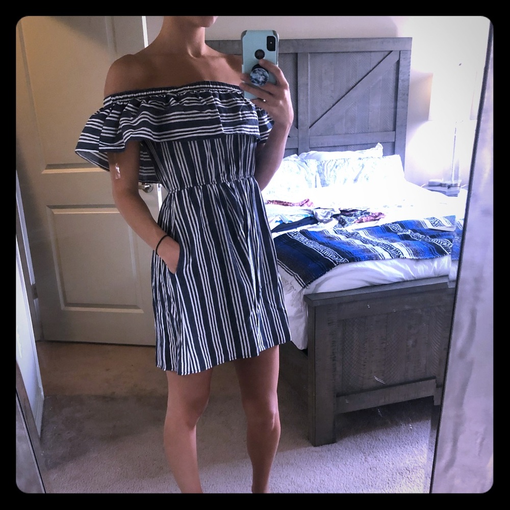 Off the shoulder dress